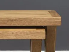 Honey B Honey B X Range Oak Wooden Nest of Tables Table (Assembled)