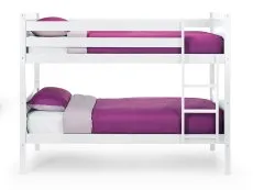 Julian Bowen Bella 3ft White Wooden Bunk Bed Frame