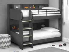 Julian Bowen Julian Bowen Domino Anthracite Wooden Bunk Bed Frame