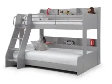 Julian Bowen Julian Bowen Domino Grey Wooden Triple Bunk Bed Frame