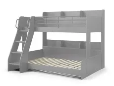 Julian Bowen Julian Bowen Domino Grey Wooden Triple Bunk Bed Frame