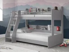 Julian Bowen Julian Bowen Domino Grey Wooden Triple Bunk Bed Frame
