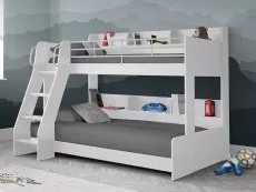 Julian Bowen Julian Bowen Domino White Wooden Triple Bunk Bed Frame