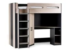 Julian Bowen Julian Bowen Hercules Woodgrain and Anthracite High Sleeper Bed Frame
