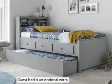 Bedmaster Bedmaster Veera 3ft Single Grey Wooden Bed Frame