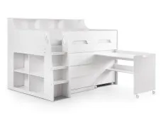 Julian Bowen Julian Bowen Jupiter White Mid Sleeper Bed Frame