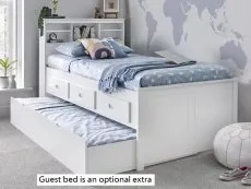 Bedmaster Bedmaster Veera White Wooden Bed Frame