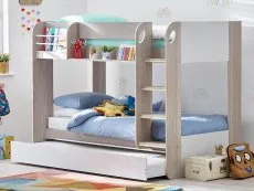 Julian Bowen Julian Bowen Mars 3ft Single Taupe Wooden Bunk and Underbed Frame