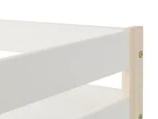 Julian Bowen Julian Bowen Nova White and Pine Wooden Bunk Bed Frame