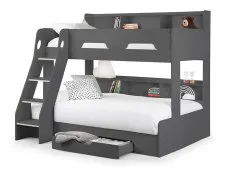 Julian Bowen Julian Bowen Orion Anthracite Wooden Triple Bunk Bed Frame