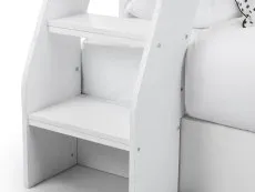 Julian Bowen Julian Bowen Orion White Wooden Triple Bunk Bed Frame