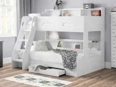 Julian Bowen Julian Bowen Orion White Wooden Triple Bunk Bed Frame