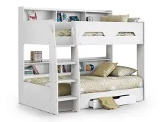 Julian Bowen Julian Bowen Orion White Wooden Bunk Bed Frame