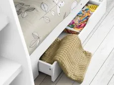 Julian Bowen Julian Bowen Orion White Wooden Bunk Bed Frame