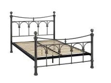 Limelight  Limelight Gamma 6ft Super King Size Antique Nickel Metal Bed Frame