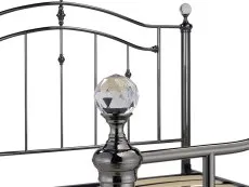 Limelight Limelight Elara Black Chrome Metal Bed Frame