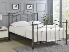 Limelight  Limelight Callisto 4ft6 Double Black Chrome Metal Bed Frame