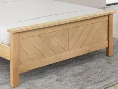 Limelight  Limelight Kenji 5ft King Size Oak Wooden Bed Frame