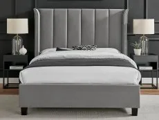 Limelight Limelight Sirius Silver Fabric Bed Frame