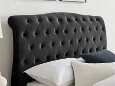 Limelight Limelight Flora Black Fabric Bed Frame