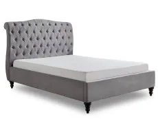 Limelight Limelight Flora Dark Grey Fabric Ottoman Bed Frame
