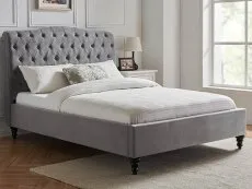 Limelight  Limelight Rosa 6ft Super King Size Light Grey Fabric Bed Frame