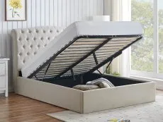 Limelight Limelight Flora Natural Fabric Ottoman Bed Frame