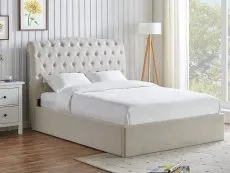 Limelight Limelight Flora Natural Fabric Ottoman Bed Frame