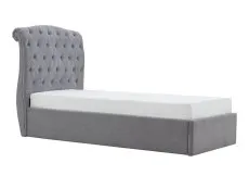 Limelight Limelight Flora Light Grey Fabric Ottoman Bed Frame