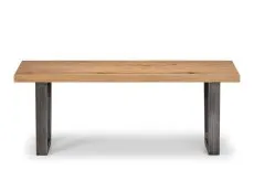 Julian Bowen Brooklyn 120cm Oak Dining Bench