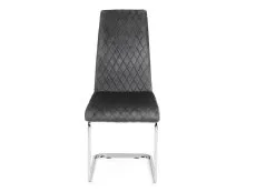 Julian Bowen Julian Bowen Calabria Grey Velvet Dining Chair