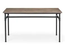 Julian Bowen Julian Bowen Carnegie 140cm Mocha Elm Dining Table