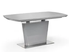 Julian Bowen Julian Bowen Como 160cm Grey High Gloss Extending Dining Table