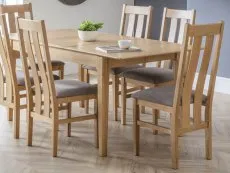 Julian Bowen Julian Bowen Cotswold Oak Dining Chair