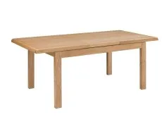 Julian Bowen Curve 150cm Oak Extending Dining Table