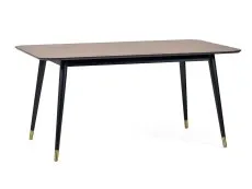 Julian Bowen Julian Bowen Findlay 160cm Black and Walnut Dining Table