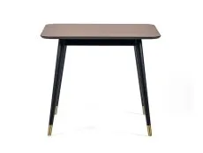 Julian Bowen Findlay 90cm Black and Walnut Dining Table