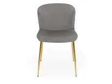 Julian Bowen Julian Bowen Harper Set of 2 Grey Velvet Dining Chairs