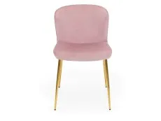 Julian Bowen Julian Bowen Harper Set of 2 Pink Velvet Dining Chairs