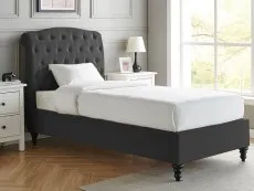 Limelight Limelight Flora Black Fabric Bed Frame