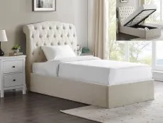 Limelight Limelight Flora Natural Fabric Ottoman Bed Frame