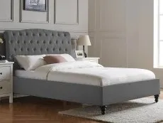 Limelight Limelight Flora Dark Grey Fabric Bed Frame