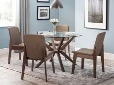 Julian Bowen Julian Bowen Kensington Walnut Dining Chair