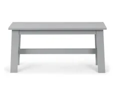 Julian Bowen Kobe 92cm Grey Dining Bench