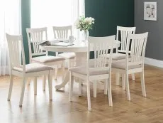 Julian Bowen Julian Bowen Stanmore 100cm Ivory Dining Table