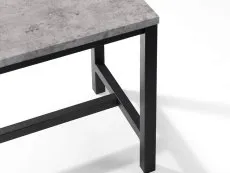 Julian Bowen Julian Bowen Staten 110cm Concrete Effect Dining Bench