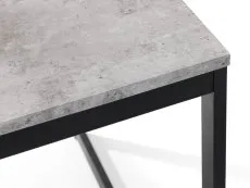 Julian Bowen Staten 120cm Concrete Effect Dining Table