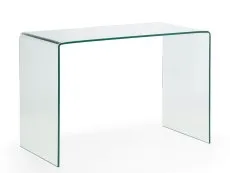 Julian Bowen Julian Bowen Amalfi Clear Glass Desk