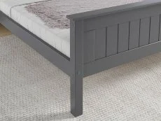 Limelight  Limelight Taurus 5ft King Size Dark Grey Wooden Bed Frame (High Footend)