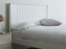 Limelight Limelight Phoenix White Wooden Bed Frame (High Footend)